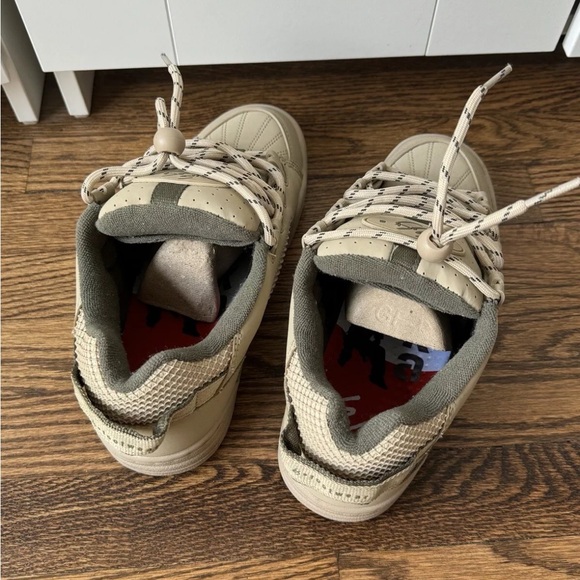 Es Skateboard Shoes The Muska (Vegan) Tan/Green - Picture 4 of 9